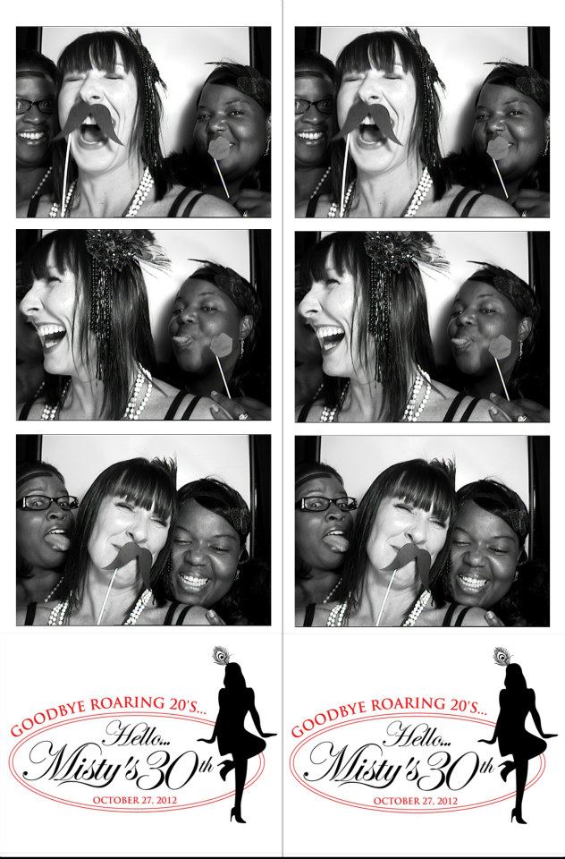 photo strips from a party