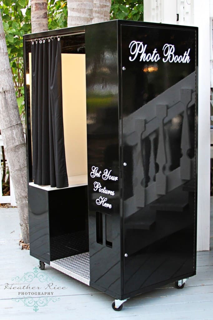 Our Classic photo booth in black