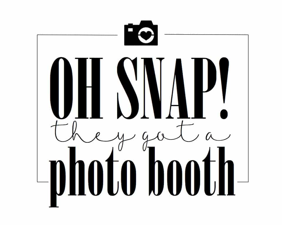 Photo on sale booth sign