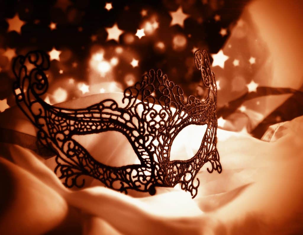 filigree masquerade mask