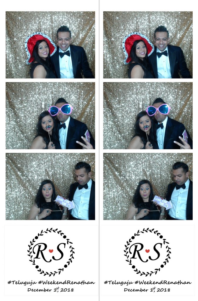 photo booth strip with custom logo