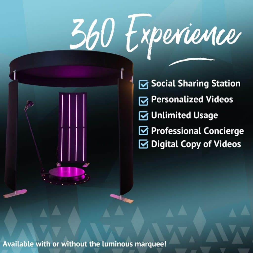 360 Photo Booth - 1000 Words Events