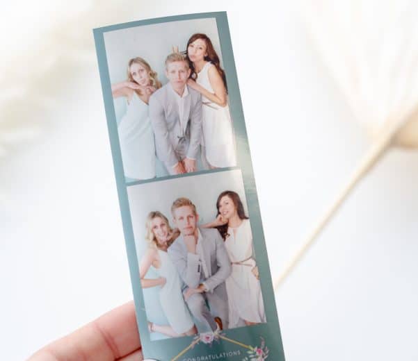 2x6 photo strip print out from photo booth rocks