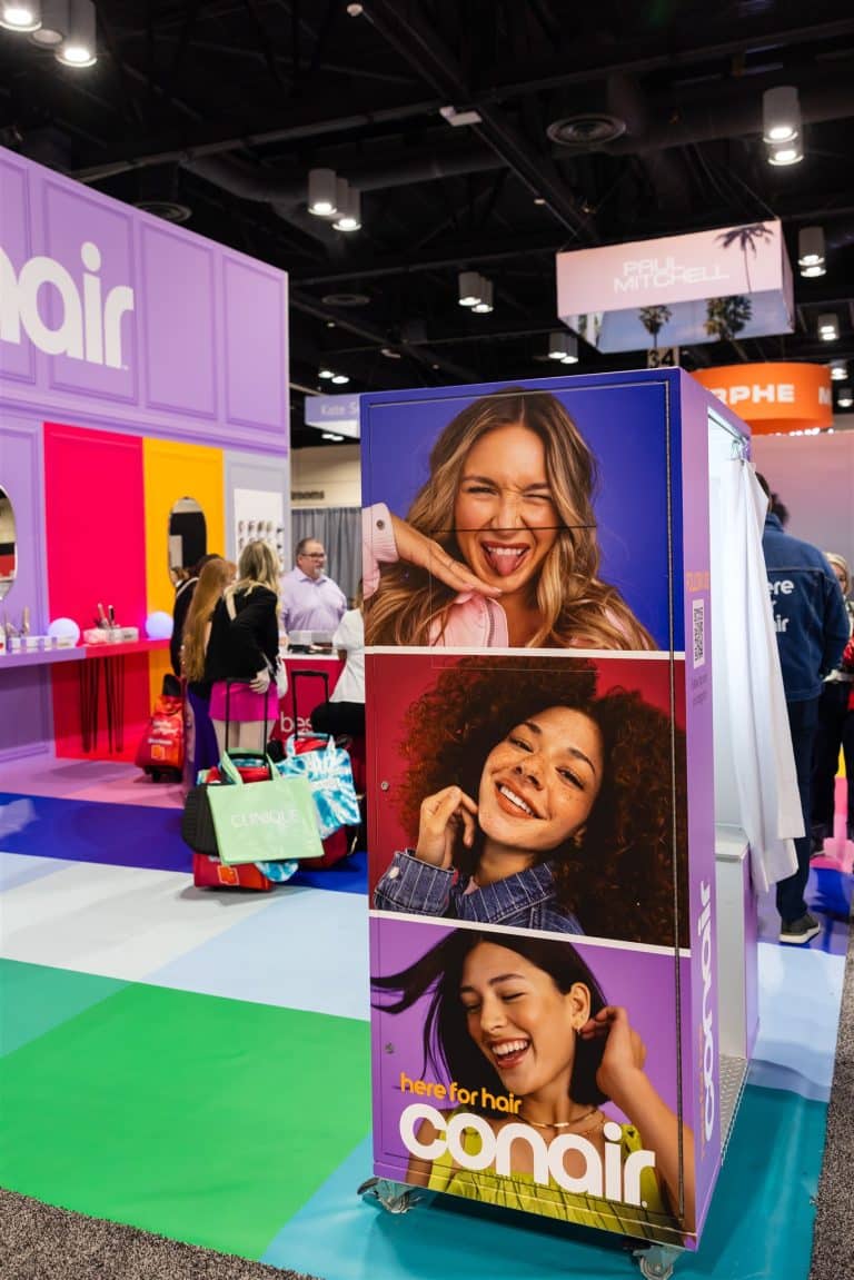 Conair's custom wrapped photo booth